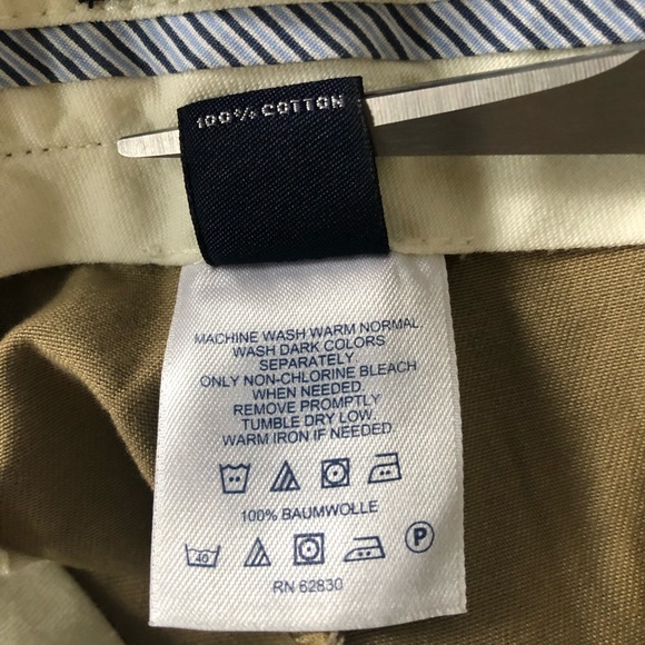 NWT Men’s Beige Lands’ End Traditional Fit Chinos 32x32 - Picture 14 of 15
